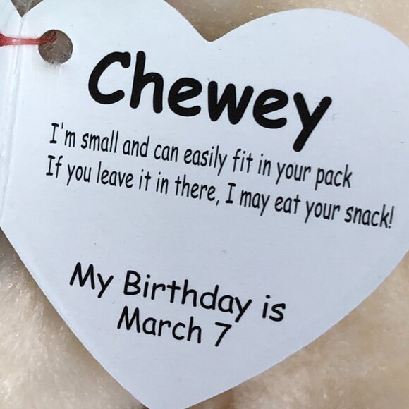 New w/Tag Ty MEDIUM SIZE  Beanie Boos Chewey the Chihuahua - Picture 8 of 9